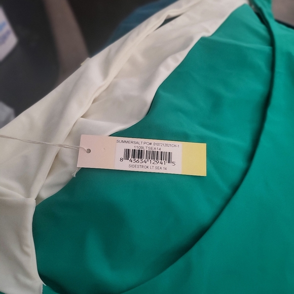 SummerSalt Sidestroke Bathing Suit 14 long torso. NWT - Picture 8 of 9